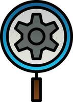 Magnifying glass Vector Icon Design