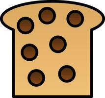 Toast Vector Icon Design