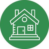 Cabin Vector Icon Design