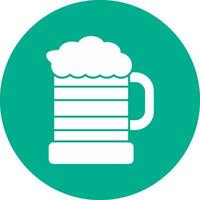 cerveza vaso vector icono diseño