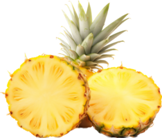 Pineapple png with AI generated.