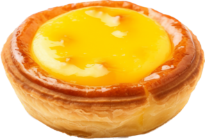 Egg tart png with AI generated.