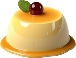 Pudding png with AI generated.