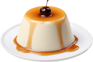 Pudding png with AI generated.