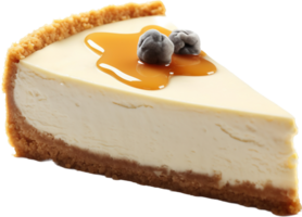 Cheesecake png with AI generated.