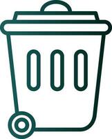 Recycle bin Vector Icon Design