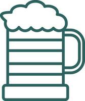 cerveza vaso vector icono diseño