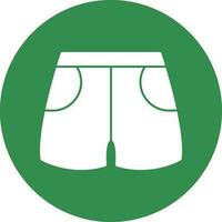 Swim shorts Vector Icon Design