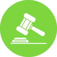 Gavel Vector Icon Design