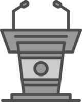 Podium Vector Icon Design