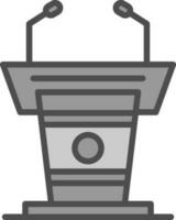 Podium Vector Icon Design