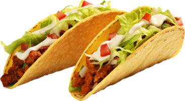 Tacos png with AI generated.