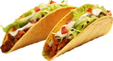 Tacos png with AI generated.