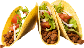 Tacos png with AI generated.