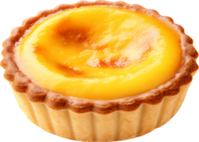 Egg tart png with AI generated.