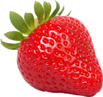 Strawberry png with AI generated.