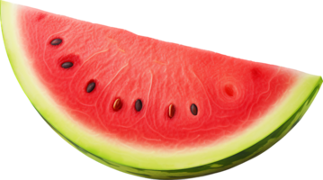 Watermelon png with AI generated.