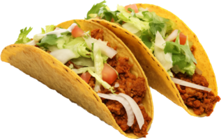 Tacos png with AI generated.