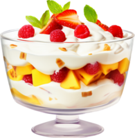 Trifle png with AI generated.