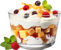 Trifle png with AI generated.