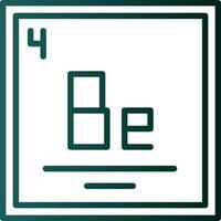 Beryllium Vector Icon Design