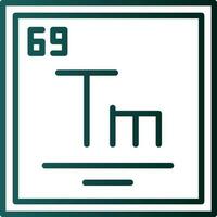 Thulium Vector Icon Design