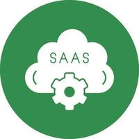 Saas Vector Icon Design