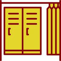 Changing room Vector Icon Design