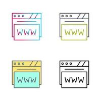 Web Browser Vector Icon