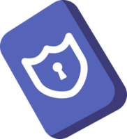 security protection shield application icon virtual. png