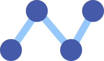 connection line graph application icon virtual. png