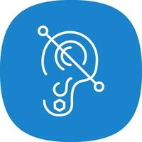 Percing line Vector Icon Design