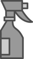 rociar botella vector icono diseño
