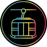 Ski lift Vector Icon Design