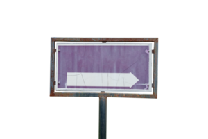 frame border for signposts. blank template with white arrows png