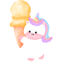 mignonne joufflu Licorne, graisse Licorne png