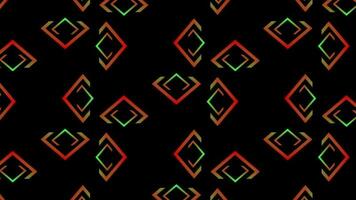 geometrische naadloze patroonachtergrond video