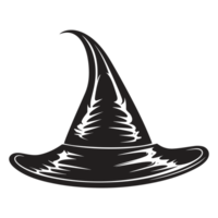 Scary Witch Hat - Generative Ai png