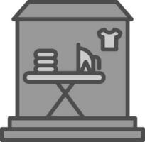 Laundry shop Vector Icon Design