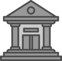 Courthouse Vector Icon Design