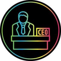 CEO vector icono diseño