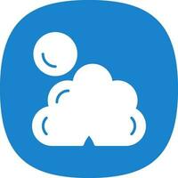 Dark cloud cover Vector Icon Design