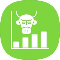 Bull market Vector Icon Design