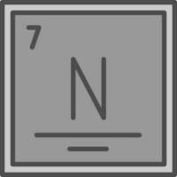 Nitrogen Vector Icon Design