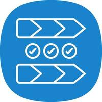 Value chain Vector Icon Design