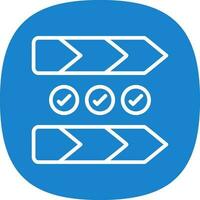 Value chain Vector Icon Design