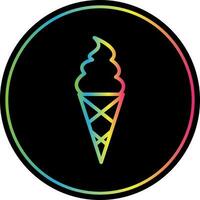 Ice cream cone Vector Icon Design