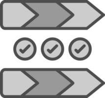 Value chain Vector Icon Design