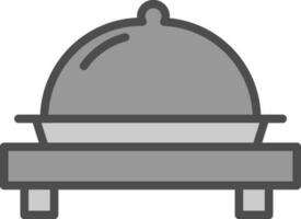 Dish Vector Icon Design