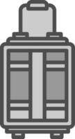 Luggage Vector Icon Design